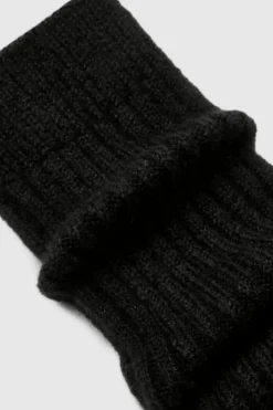 Tights & Socks|Tights & Socks*boohoo Single Soft Ribbed Slouchy Socks black