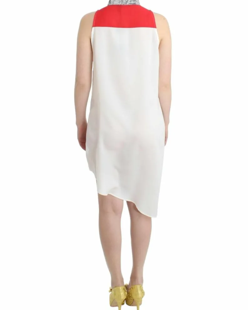 Shirt Dresses*Costume National Sleeveless Dress Asymmetrical Hem White