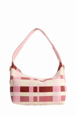 Shoulder Bags|Handbags*My Accessories London Slouchy Check Shoulder Bag Pink