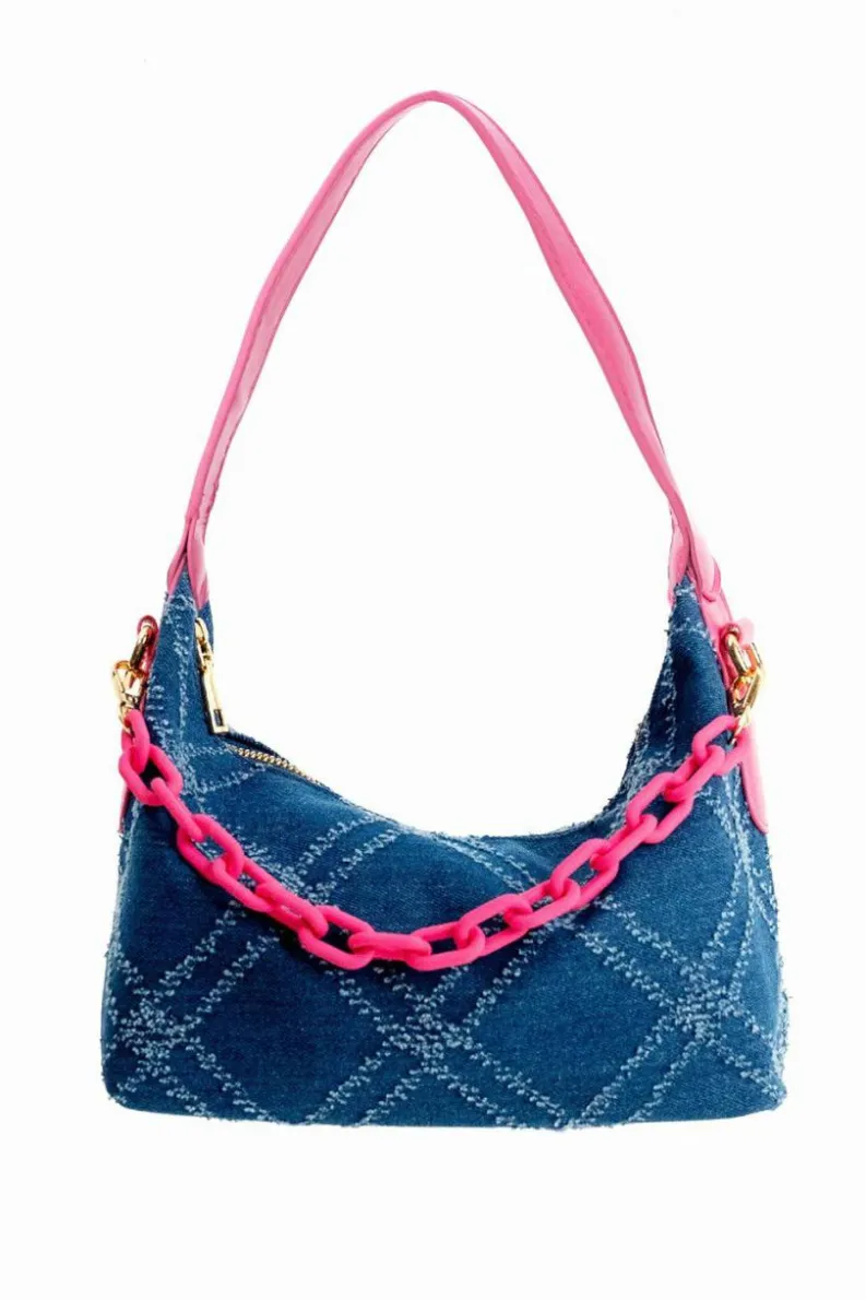 Shoulder Bags|Handbags*My Accessories London Slouchy Denim Shoulder Bag Indigo