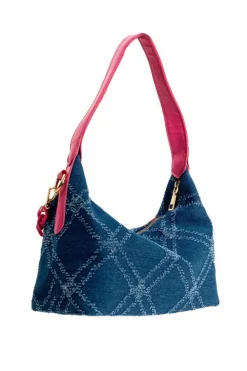 Shoulder Bags|Handbags*My Accessories London Slouchy Denim Shoulder Bag Indigo