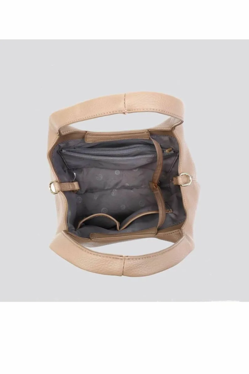 Tote Bags*Kitise Slouchy Hobo Tote Shoulder Bag with Canvas Strap Grey