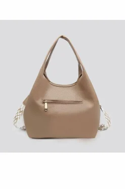 Tote Bags*Kitise Slouchy Hobo Tote Shoulder Bag with Canvas Strap Grey