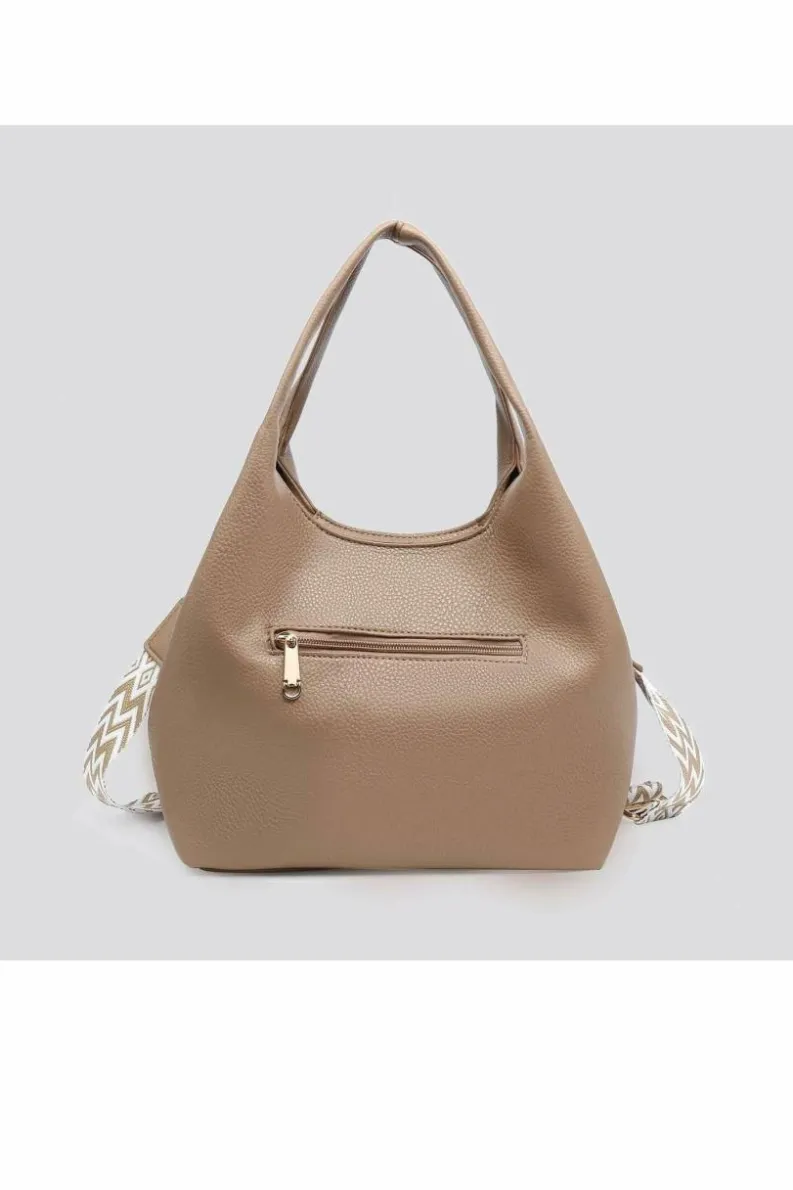 Tote Bags*Kitise Slouchy Hobo Tote Shoulder Bag with Canvas Strap Grey