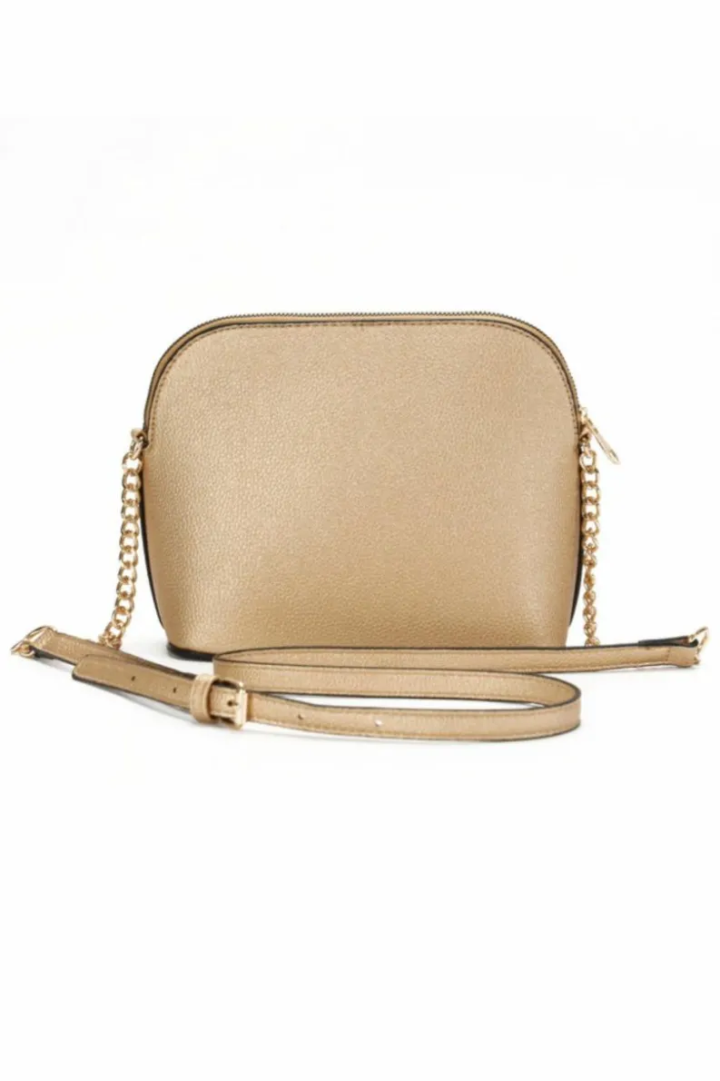 Cross-Body Bags|Handbags*Kitise Small Bow Detail Zip Closure Crossbody bag Beige