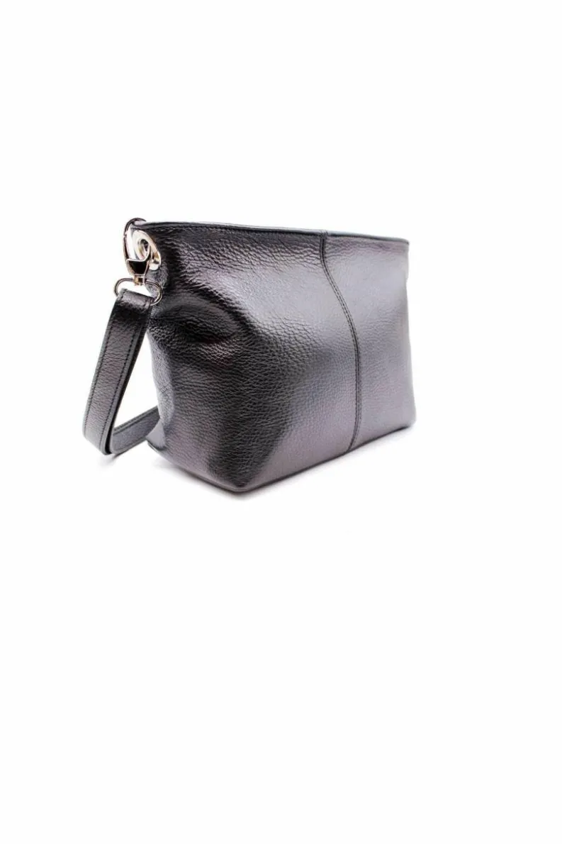 Shoulder Bags|Handbags*Kitise Small Genuine Italian Leather Shoulder Handbag With Detachable Strap Navy