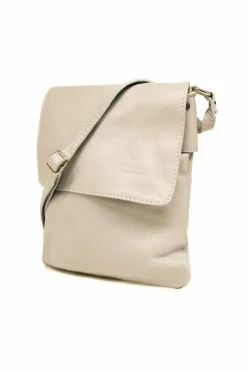Cross-Body Bags|Handbags*Kitise Small Italian Genuine Leather Crossbody Handbag Stylishy Phone Bag Beige