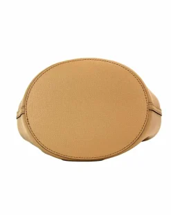 Shoulder Bags*Burberry Small Leather Bucket Bag Beige