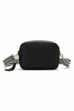 Cross-Body Bags|Handbags*Kitise Small Tassel Crossbody Bag Canvas Stap Black
