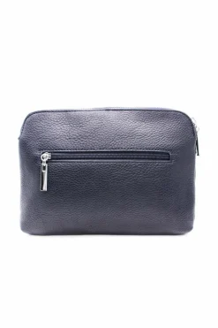 Cross-Body Bags*Kitise Small Triple Zip Messenger Crossbody Bag Canvas Strap Black