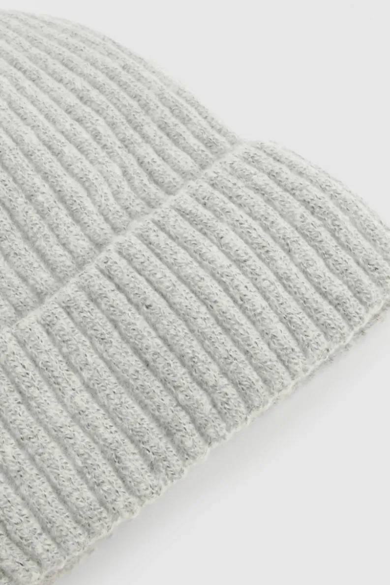 Earmuffs*boohoo Soft Fluffy Beanie grey