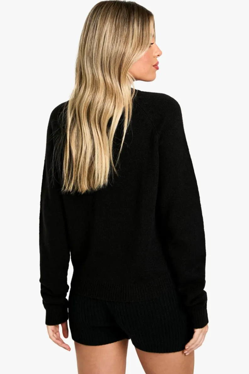 Cardigans|Knitwear*boohoo Soft Knit Boxy Cardigan With Pockets black