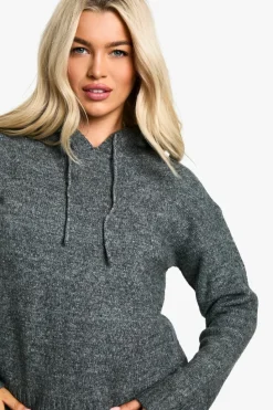 Knitted Co-Ords|Joggers*boohoo Soft Knit Fine Gauge Tracksiut charcoal