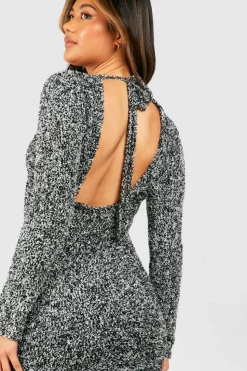 Jumper Dresses|Jumper Dresses*boohoo Soft Marl Knit Maxi Jumper Dress black