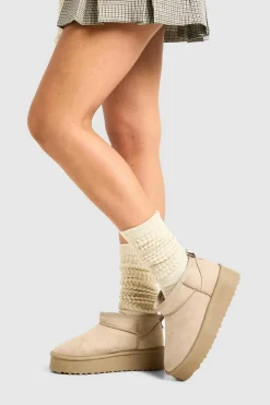 Tights & Socks|Tights & Socks*boohoo Soft Slouchy Socks cream