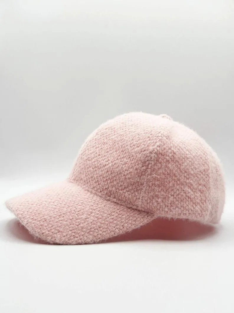 Hats & Gloves|Hats & Gloves*SVNX Soft Textured Cap In Pink