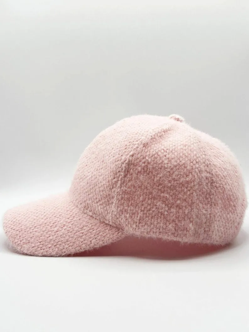 Hats & Gloves|Hats & Gloves*SVNX Soft Textured Cap In Pink