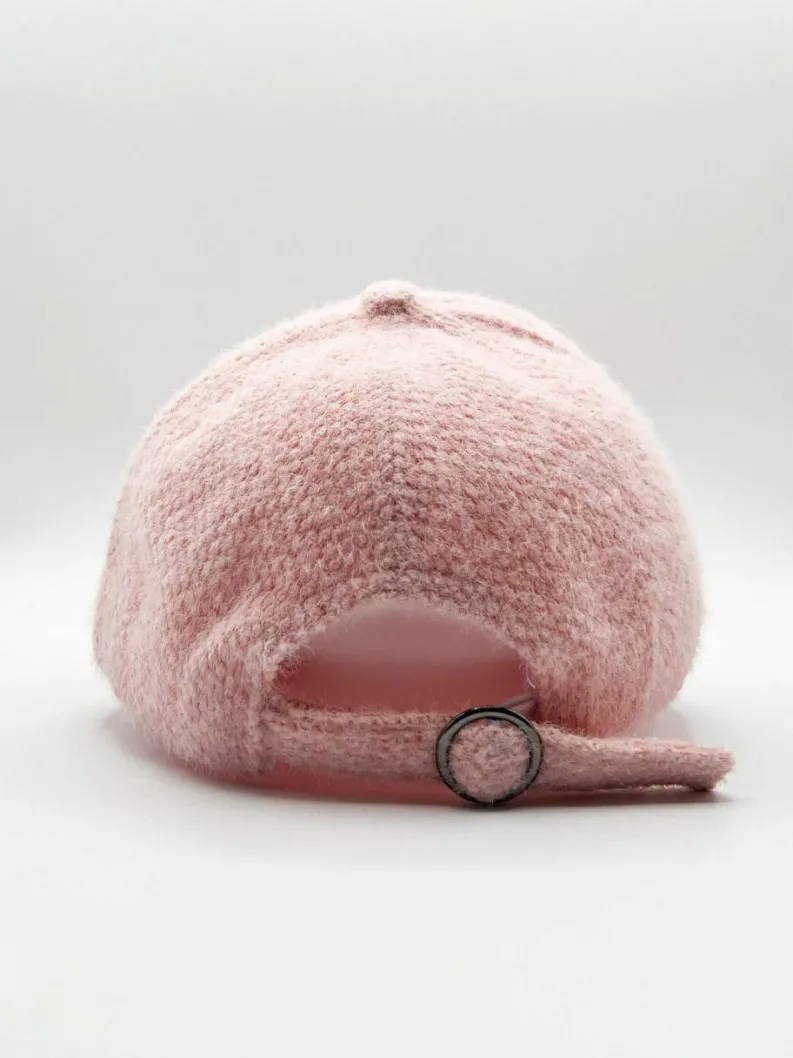Hats & Gloves|Hats & Gloves*SVNX Soft Textured Cap In Pink