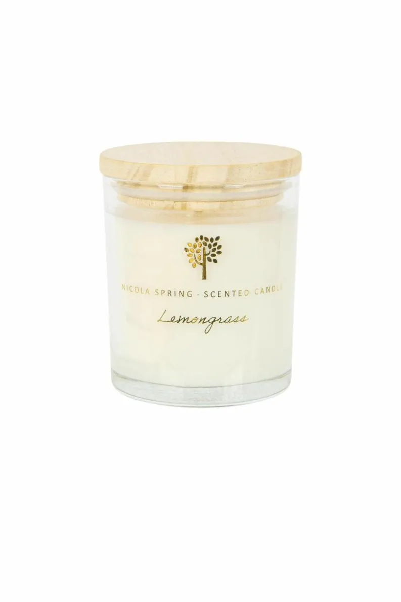 Candles & Diffusers|Candles*Nicola Spring Soy Wax Scented Candle - 130g - Lemongrass Cream