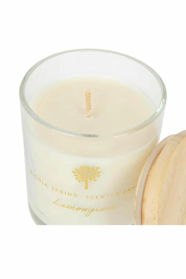 Candles & Diffusers|Candles*Nicola Spring Soy Wax Scented Candle - 130g - Lemongrass Cream