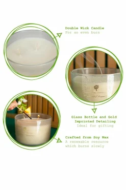 Candles & Diffusers|Candles*Nicola Spring Soy Wax Scented Candles 350g Green Pomelo & Passion Fruit Pack of 3 Grey