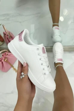 Trainers*Love Lemonade Sparkly Classic Comfort Trainers Pink