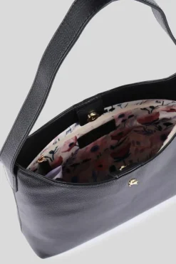 Cross-Body Bags|Handbags*Ashwood Leather Splendore di Milano' Real Leather Hobo Shoulder Bag Black