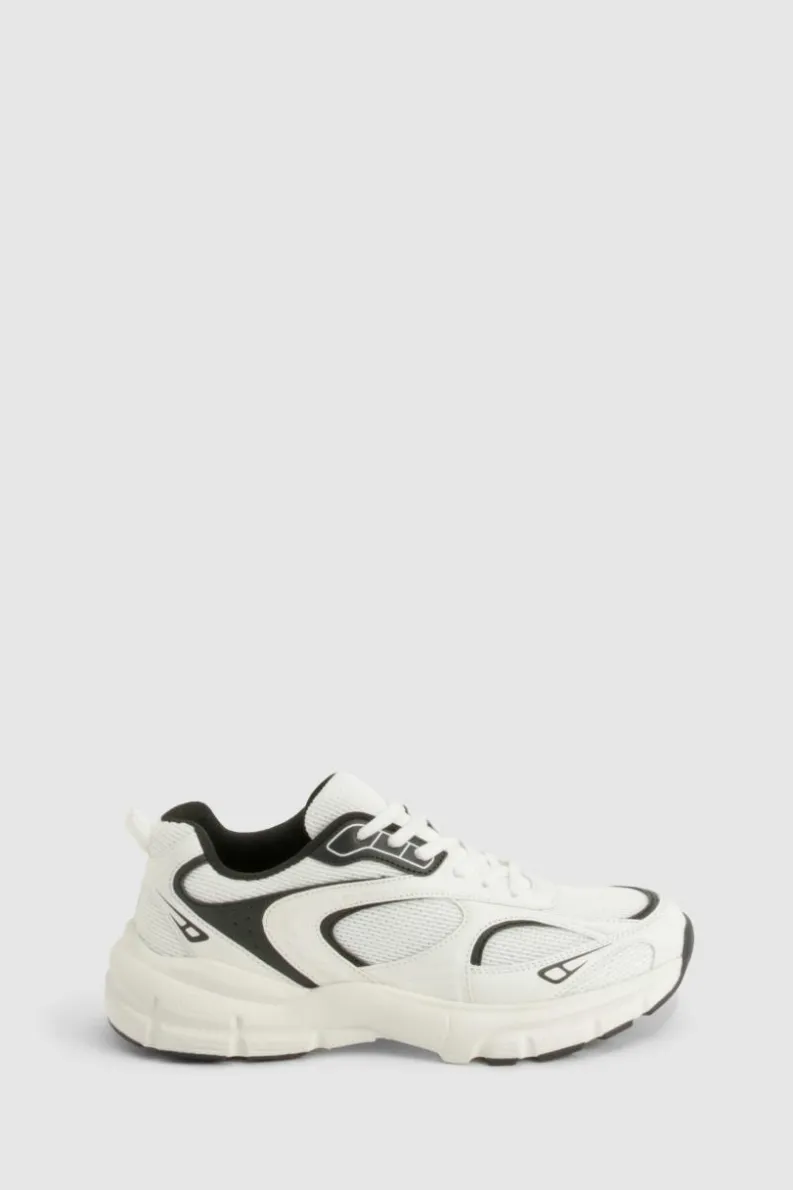 Trainers*boohoo Sports Panelled Chunky Trainers black