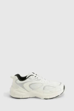 Trainers*boohoo Sports Panelled Chunky Trainers white