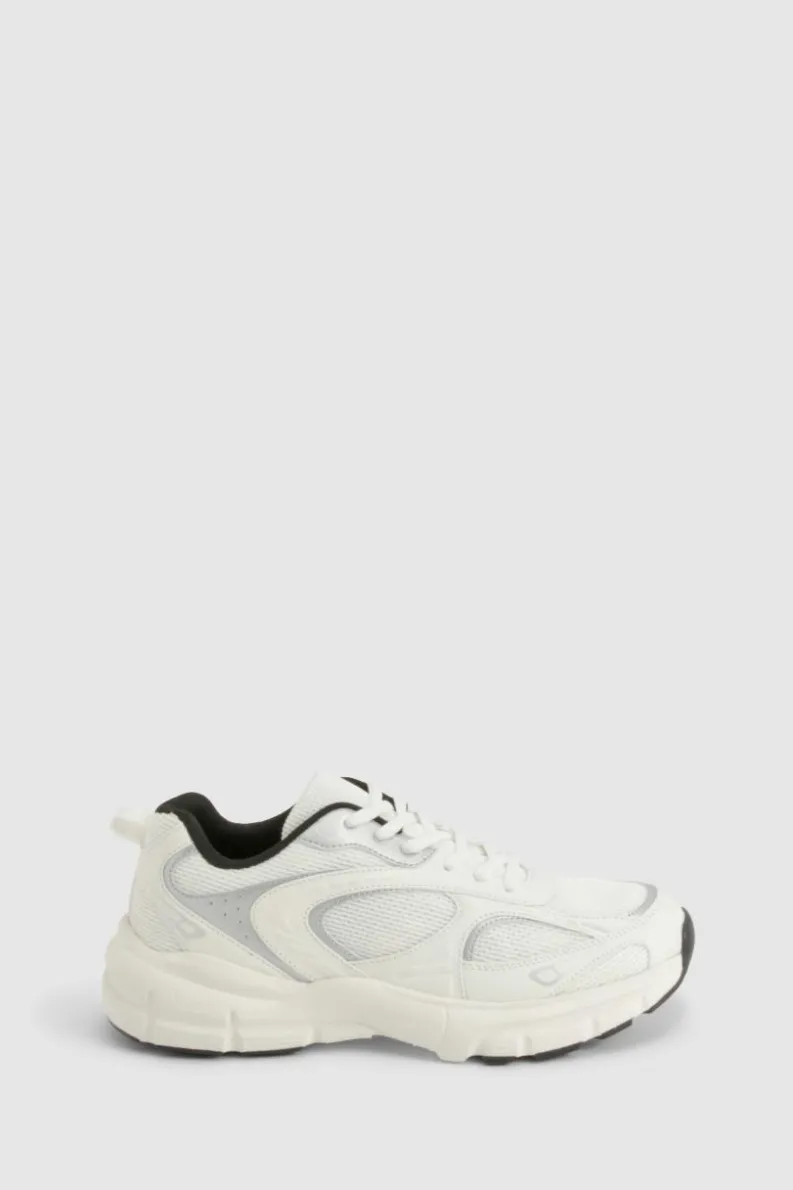 Trainers*boohoo Sports Panelled Chunky Trainers white
