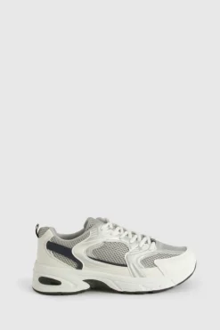 Trainers*boohoo Sporty Mesh Bubble Dad Trainers grey