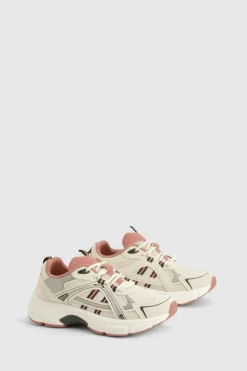 Trainers*boohoo Sporty Panelled Trainers beige
