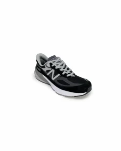 Trainers*New Balance Sporty Sneakers with Rubber Sole and Textile Lining Black