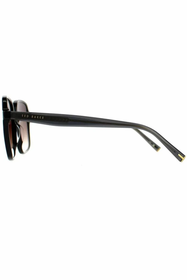 Sunglasses*Ted Baker Square Brown Gradient TB1688 Romey Black