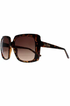Sunglasses*Guess Square Brown Gradient GF6142 Black