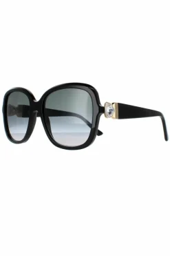 Sunglasses*Jimmy Choo Square Dark Grey Gradient SADIE/S Black