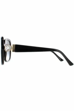 Sunglasses*Jimmy Choo Square Dark Grey Gradient SADIE/S Black