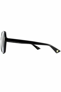 Sunglasses*Gucci Square Grey Gradient Sunglasses Black