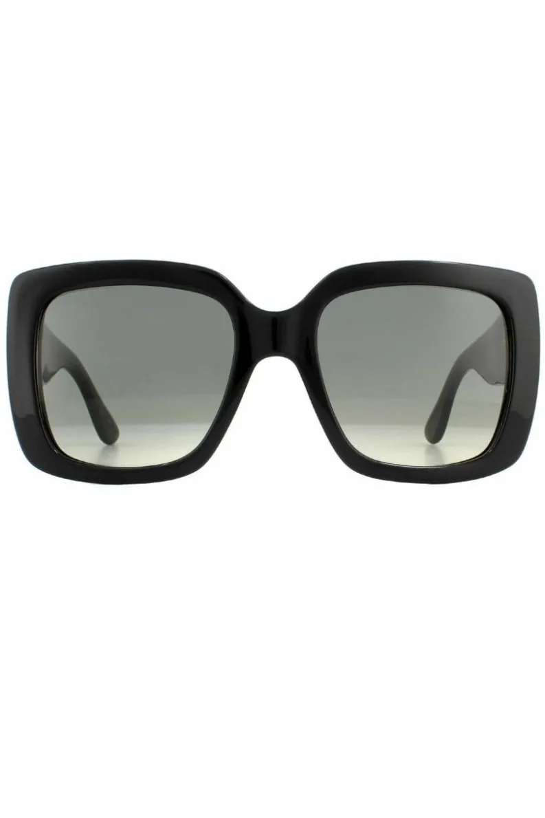 Sunglasses*Gucci Square Grey Gradient Sunglasses GG0141SN Black