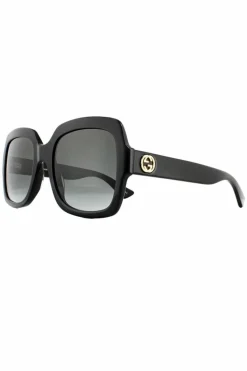 Sunglasses*Gucci Square Grey Gradient Sunglasses GG0036SN Black