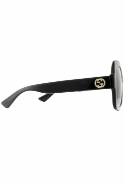 Sunglasses*Gucci Square Grey Gradient Sunglasses GG0036SN Black