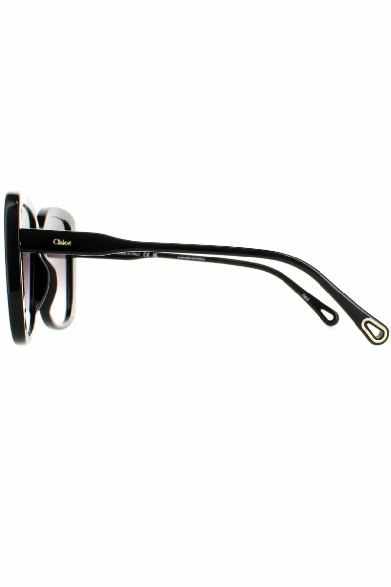 Sunglasses*Chloe Square Grey Gradient CH0125S Black