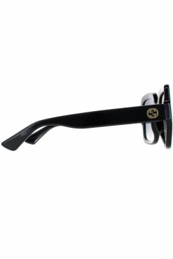 Sunglasses*Gucci Square Grey Gradient Polarized GG1337S Black