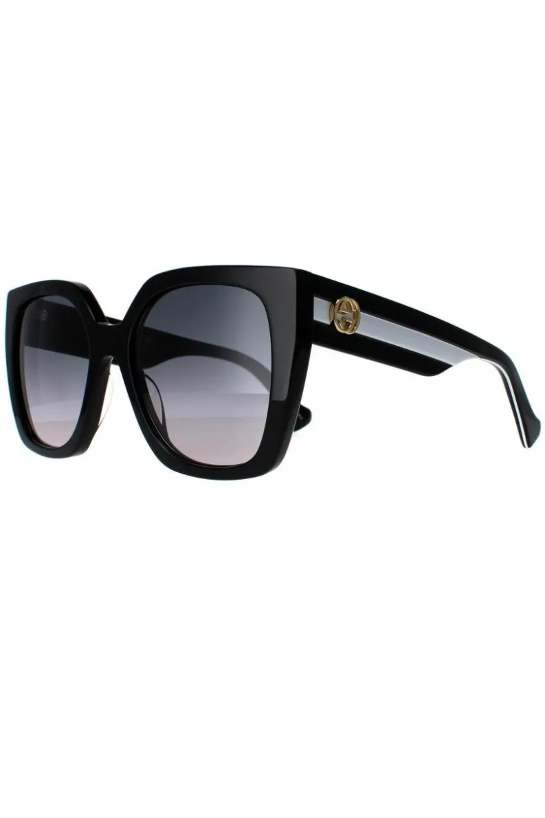Sunglasses*Gucci Square Grey Gradient GG1300S Black