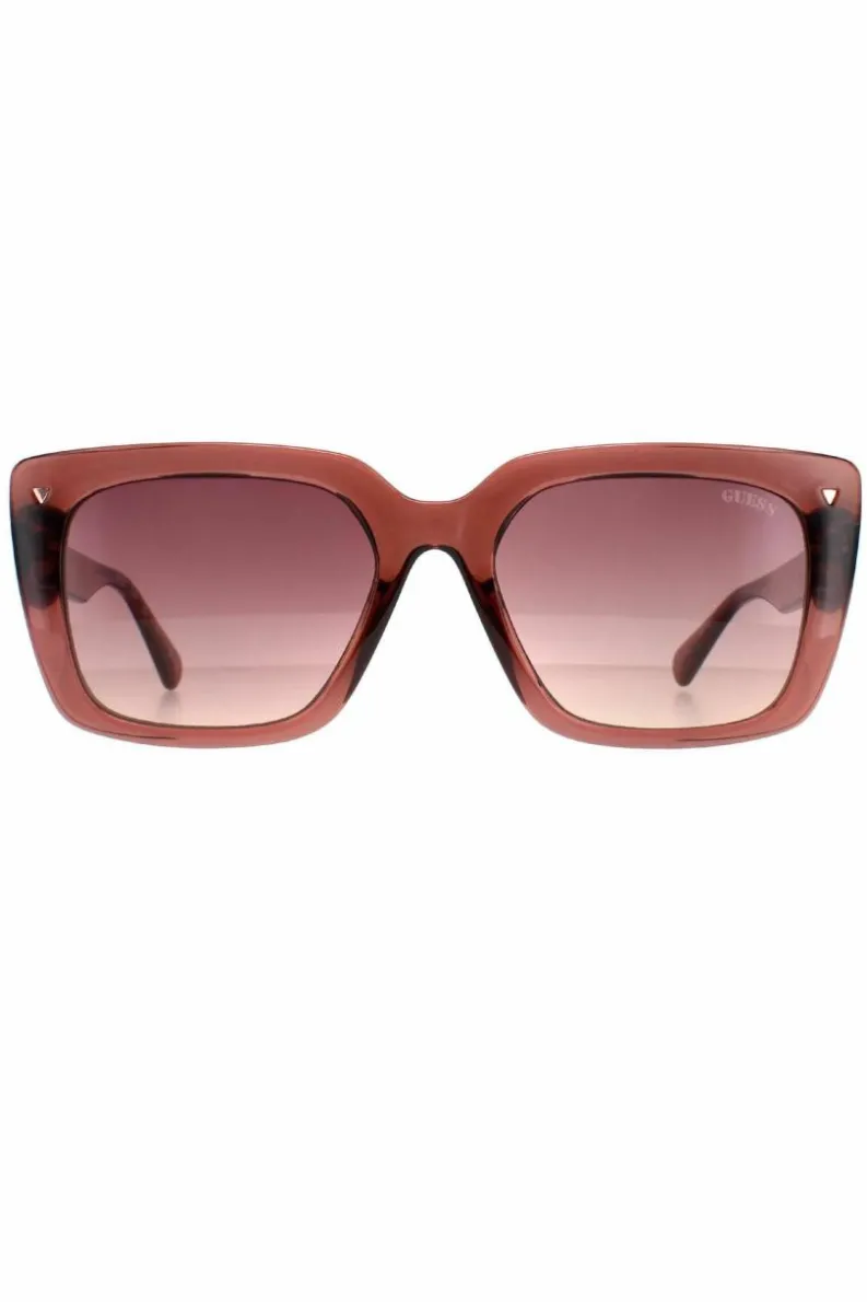 Sunglasses*Guess Square Burgundy Pink GU8243 Red
