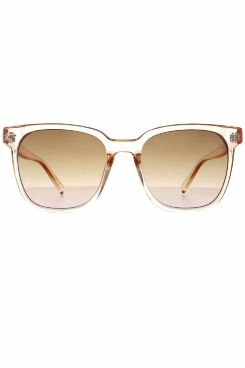 Sunglasses*CALVIN KLEIN Square Crystal Beige Brown Brown Gradient CK20519S Clear