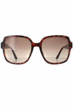 Sunglasses*Guess Square Dark Havana Gradient GF6180 Brown