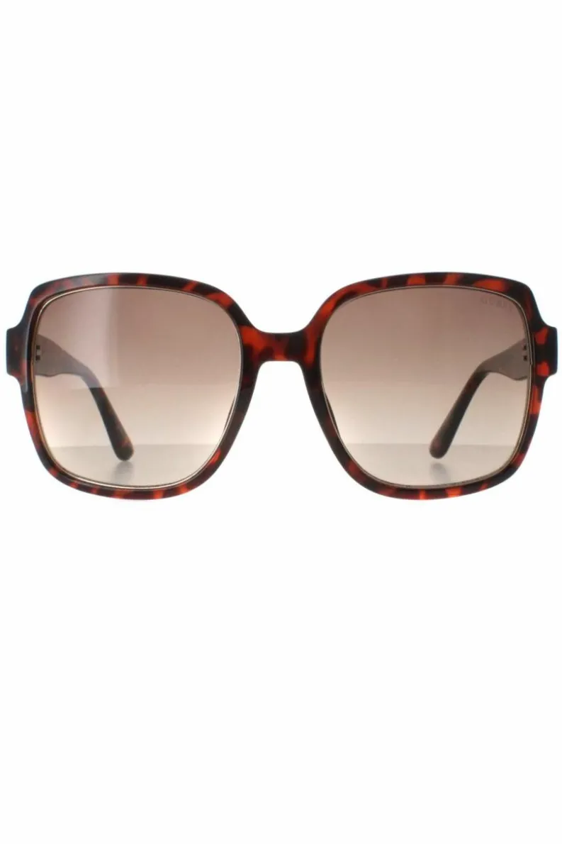Sunglasses*Guess Square Dark Havana Gradient GF6180 Brown