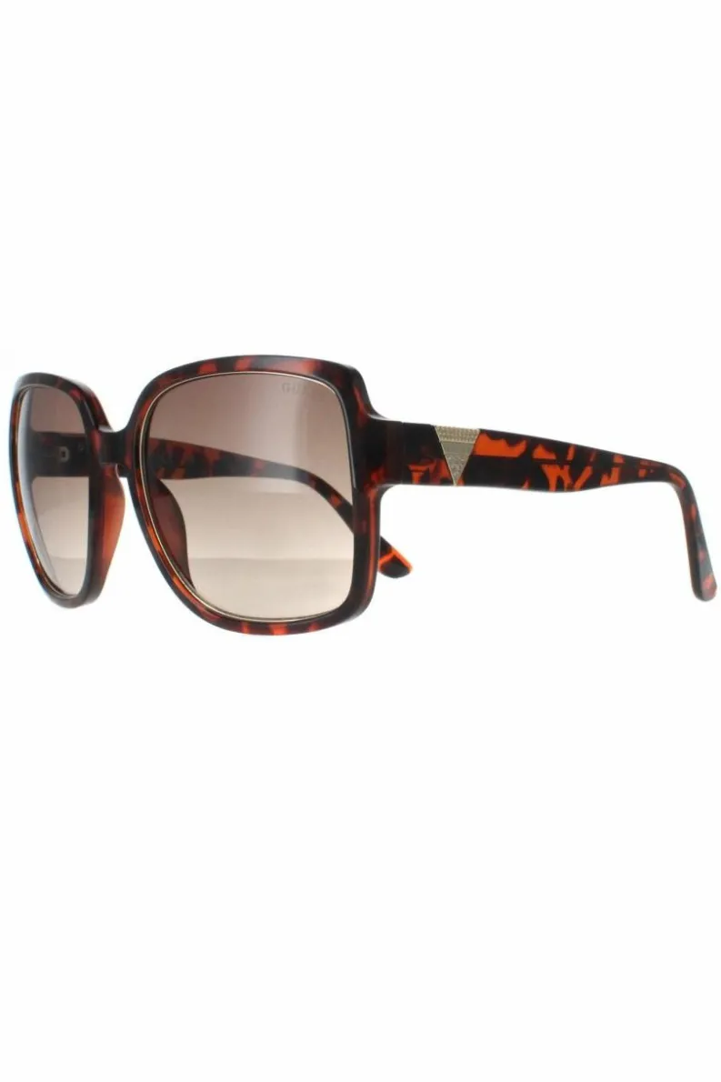 Sunglasses*Guess Square Dark Havana Gradient GF6180 Brown