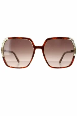 Sunglasses*Guess Square Dark Havana Gradient GU7883 Brown